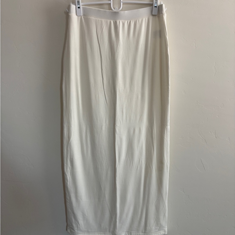 Soft Stretchy Fitted Maternity Maxi Skirt